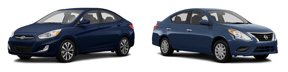 2015 Hyundai Accent vs 2015 Nissan Versa - St. Petersburg, FL
