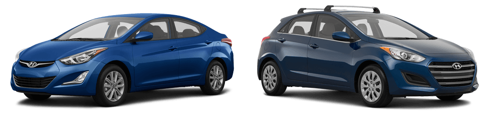 2016 Hyundai Elantra vs Hyundai Elantra GT